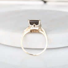 Load image into Gallery viewer, mocha smoky quartz ring (10k)