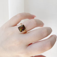 Load image into Gallery viewer, mocha smoky quartz ring (10k)