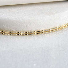 Load image into Gallery viewer, double bar ball necklace (10k)