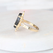 Load image into Gallery viewer, raya marquise onyx ring (10k)