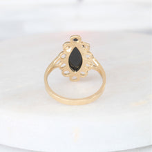 Load image into Gallery viewer, raya marquise onyx ring (10k)