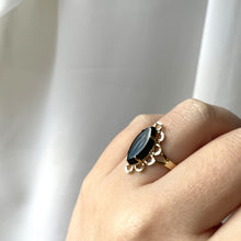 Load image into Gallery viewer, raya marquise onyx ring (10k)