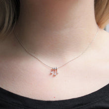 Load image into Gallery viewer, diamond strand necklace (14k)