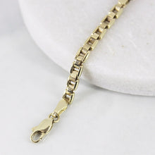 Load image into Gallery viewer, RESERVED | 10k Frosted ID Link Bracelet