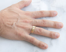 Load image into Gallery viewer, diamond trinity band (14k)