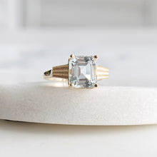 Load image into Gallery viewer, neptune aquamarine ring (14k)