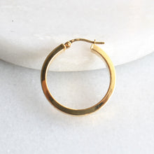 Load image into Gallery viewer, menkDUKE | 10k greek hoop earrings
