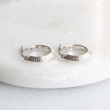 Load image into Gallery viewer, hera hoops (10k white gold)