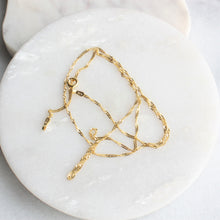 Load image into Gallery viewer, twisted singapore chain (10k)