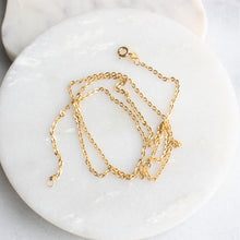 Load image into Gallery viewer, 10k yellow gold oval link chain menkDUKE