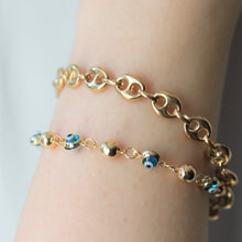 Load image into Gallery viewer, menkDUKE | 10k 7.5 mm puffed mariner gucci bracelet