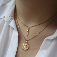 Load image into Gallery viewer, large 10k italian horn cornicello charm in 3 sizes