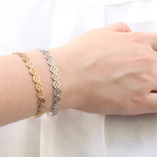 Load image into Gallery viewer, menkDUKE - 10k diamond cut link bracelets