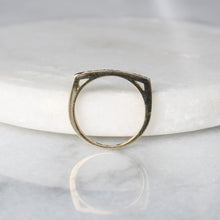 Load image into Gallery viewer, menkDuke - 10k flat top diamond cut ring