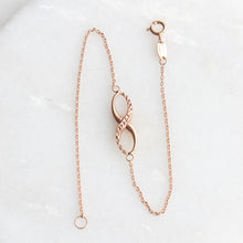 Load image into Gallery viewer, menkDUKE = 10k rose gold infinity bracelet