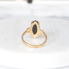 Load image into Gallery viewer, arla marquise onyx ring (10k)