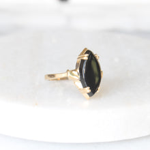 Load image into Gallery viewer, arla marquise onyx ring (10k)