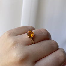 Load image into Gallery viewer, crush citrine ring (10k)