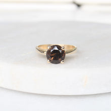Load image into Gallery viewer, orbit smoky topaz ring (10k)