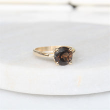 Load image into Gallery viewer, orbit smoky topaz ring (10k)