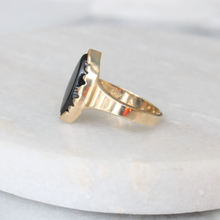 Load image into Gallery viewer, roxy marquise onyx ring (10k)