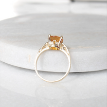 Load image into Gallery viewer, crush citrine ring (10k)