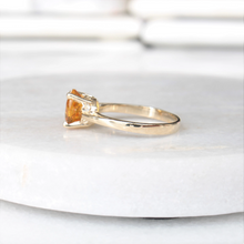 Load image into Gallery viewer, crush citrine ring (10k)