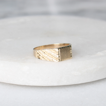 Load image into Gallery viewer, archer signet ring (10k)