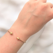Load image into Gallery viewer, petite antigua cuff bracelet (10k)