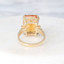 Load image into Gallery viewer, orange grove citrine statement ring (10k)