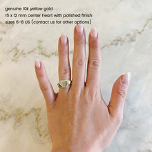 Load image into Gallery viewer, kyle heart ring (10k)
