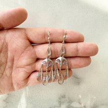 Load image into Gallery viewer, hanging chandelier earrings (10k)
