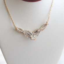 Load image into Gallery viewer, [vintage] diamond bib necklace (10k)
