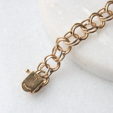 Load image into Gallery viewer, [vintage] double ring bracelet  (10k)
