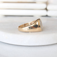Load image into Gallery viewer, RESERVED | 10k Oval Diamond Cluster Ring
