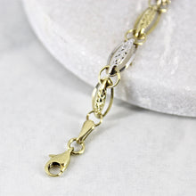 Load image into Gallery viewer, oval &amp; circle link necklace (10k)
