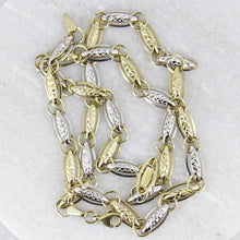 Load image into Gallery viewer, oval &amp; circle link necklace (10k)
