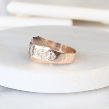 Load image into Gallery viewer, RESERVED | 9k Diamond Bezel Men's Ring
