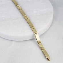 Load image into Gallery viewer, bar bracelet (14k)
