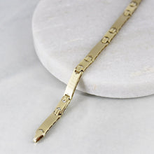 Load image into Gallery viewer, bar bracelet (14k)

