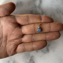 Load and play video in Gallery viewer, dora blue opal and diamond pendant
