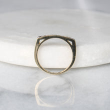 Load image into Gallery viewer, menkDuke - 10k flat top diamond cut ring
