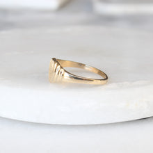 Load image into Gallery viewer, menkDUKE | 10k gold heart signet ring

