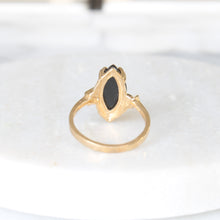 Load image into Gallery viewer, arla marquise onyx ring (10k)
