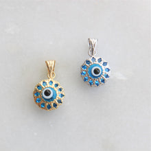 Load image into Gallery viewer, 10k gold evil eye charms
