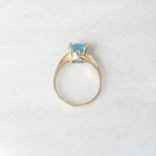 Load image into Gallery viewer, lagoon blue topaz ring (10k)
